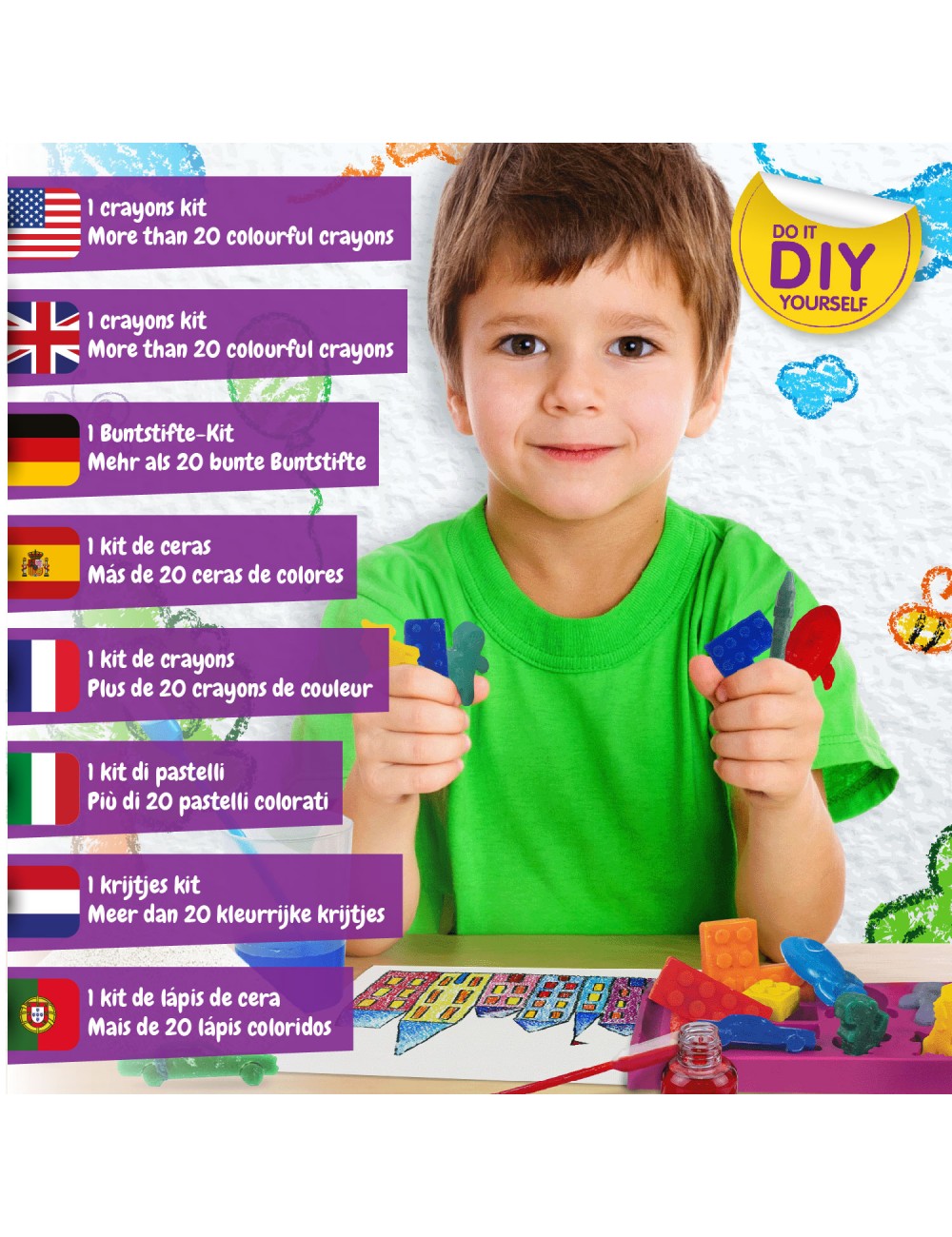 Joc Educativ Laboratorul de Creioane cerate | 6 Ani+